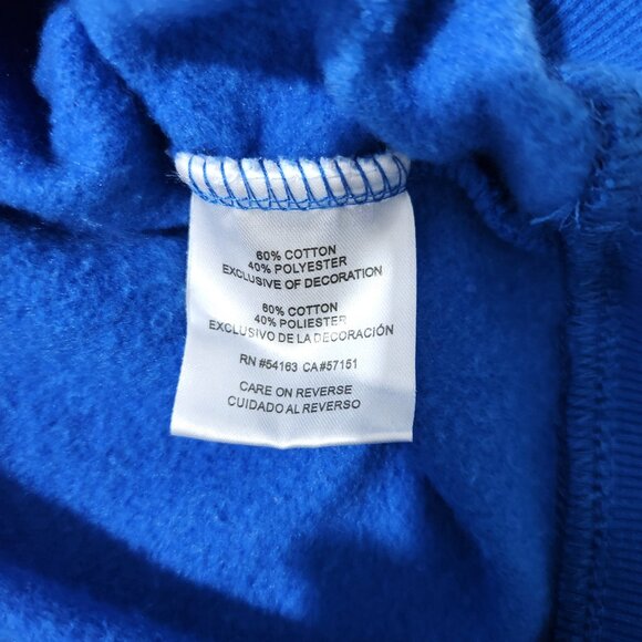 Nascar Tony Stewart #14 Men’s Pull Over Fleece Hoodie Blue New Size Large - Picture 7 of 10